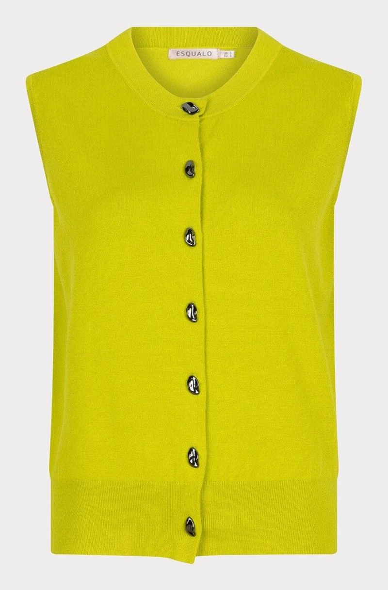 Tala Knit Vest Lime