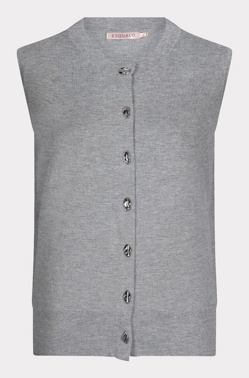 Tala Knit Vest Grey