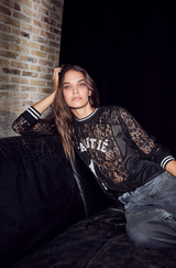 Espress Lace Jersey Top