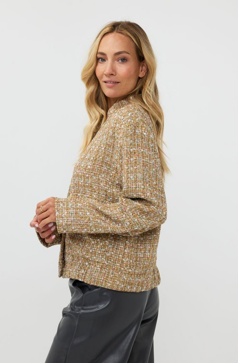 Lucia Tweed Bomber (Gold)