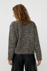 Lucia Tweed Bomber (Black)