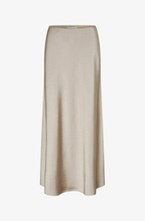 Maila Satin Studded Skirt