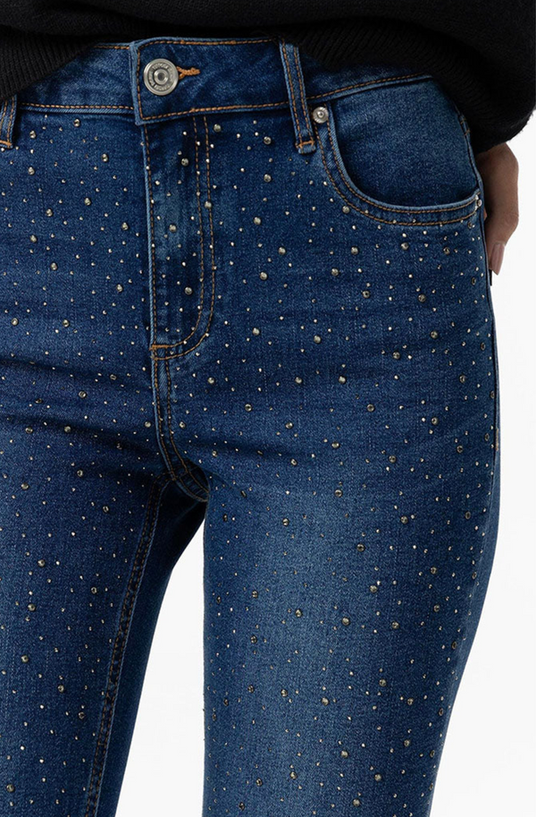 Megan Studded Denim