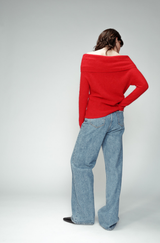 Oranger Knit Red