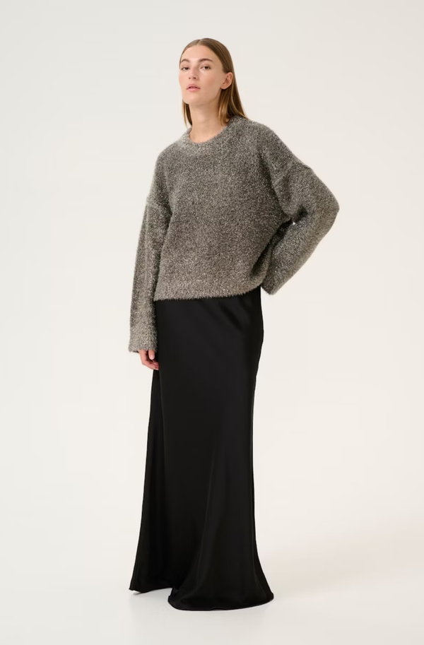 Saba Lurex Knit Greige
