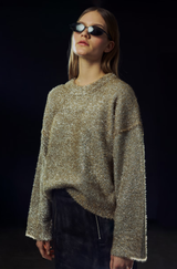 Saba Lurex Knit Taupe