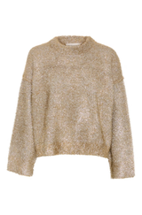 Saba Lurex Knit Taupe