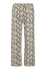 Snake Crop Denim