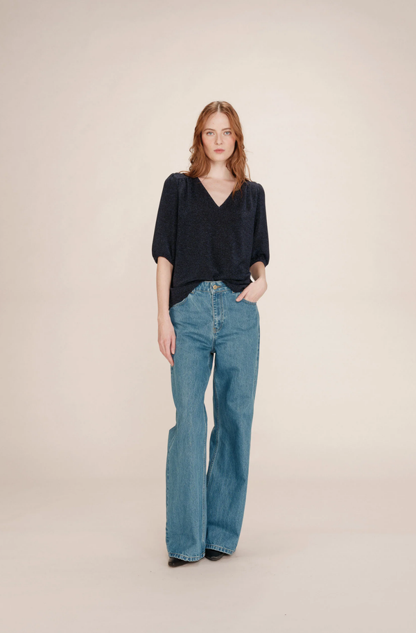 Timide Top Navy