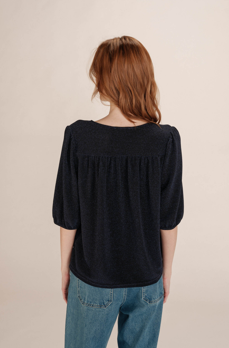 Timide Top Navy