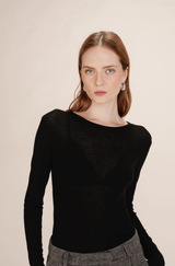 Toni Sheer Top Black