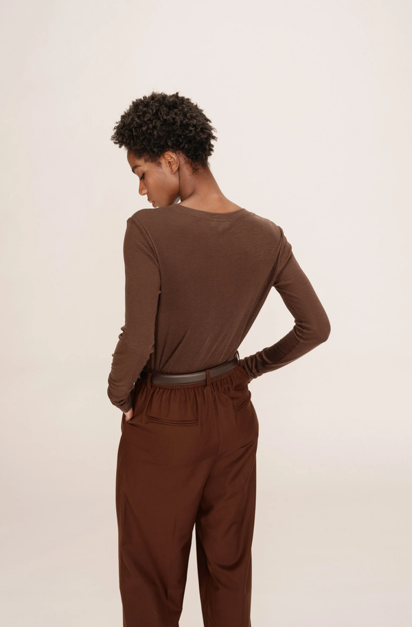 Toni Sheer Top Brown