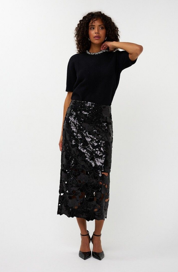 Danelle Sequin Skirt