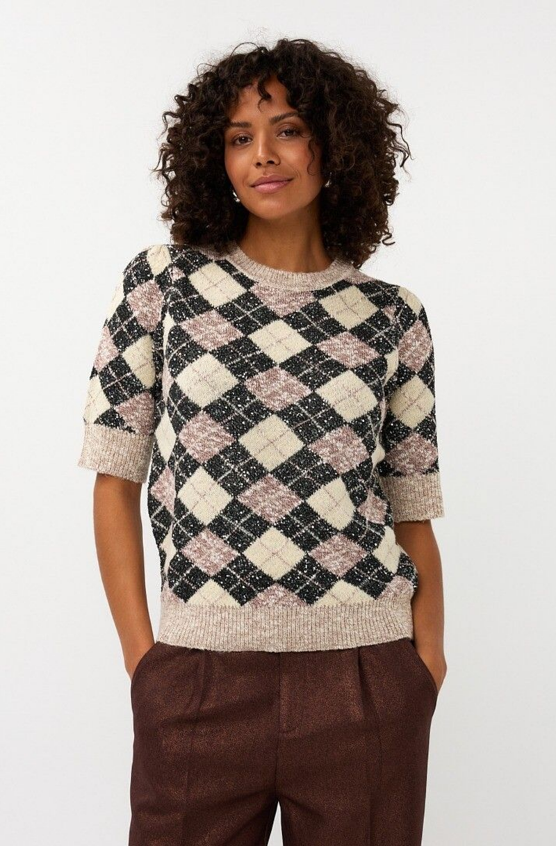 Cadence Argyle Knit