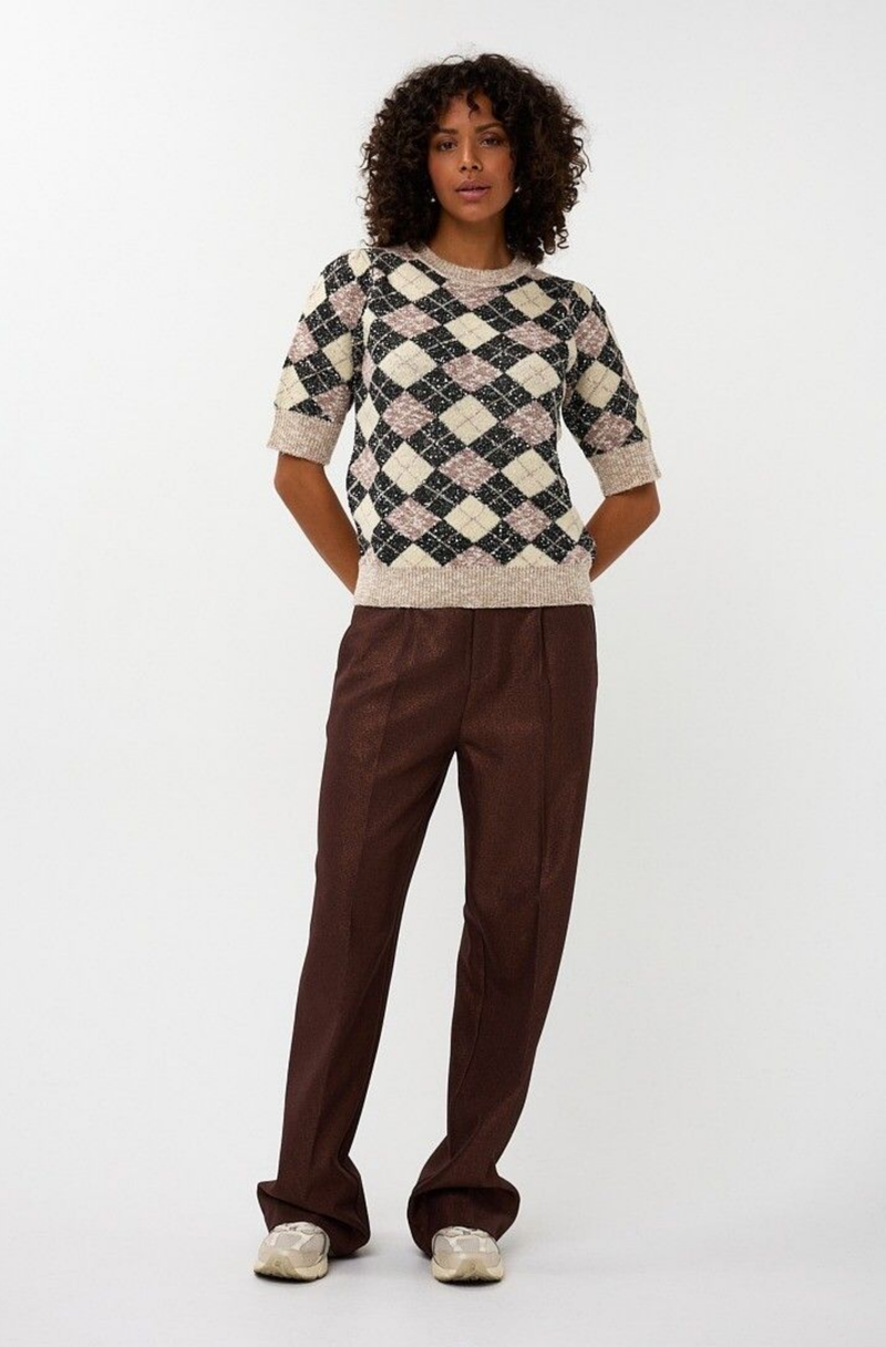 Cadence Argyle Knit