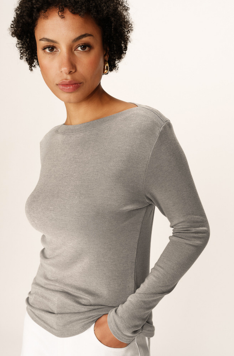 Pierrot Top Grey