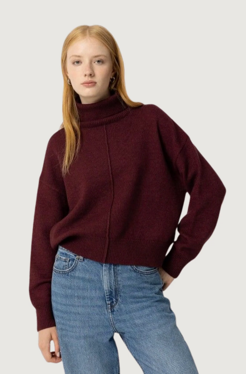 Polimnia Sweater Burgundy