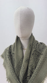 Snowbird Bandana Scarf Green