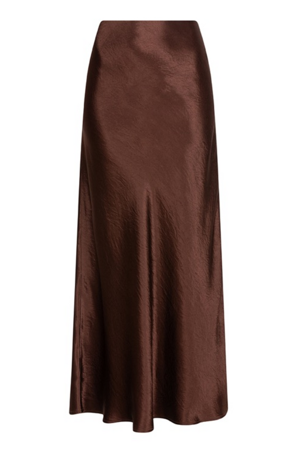 Rosalyn Crushed Satin Skirt