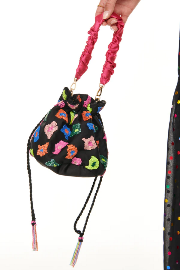 Bright Leopard Pouch