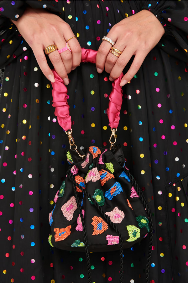 Bright Leopard Pouch