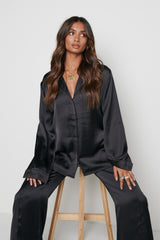 Hailee Relaxed Blouse- black